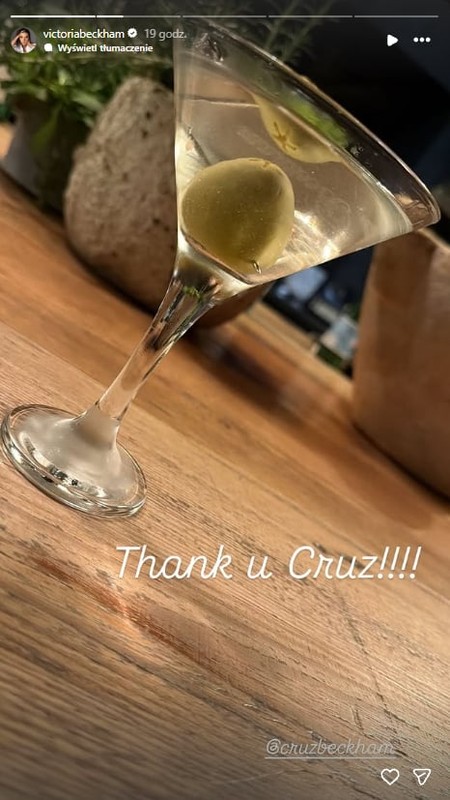 Relacja Victorii Beckham na Instagramie
