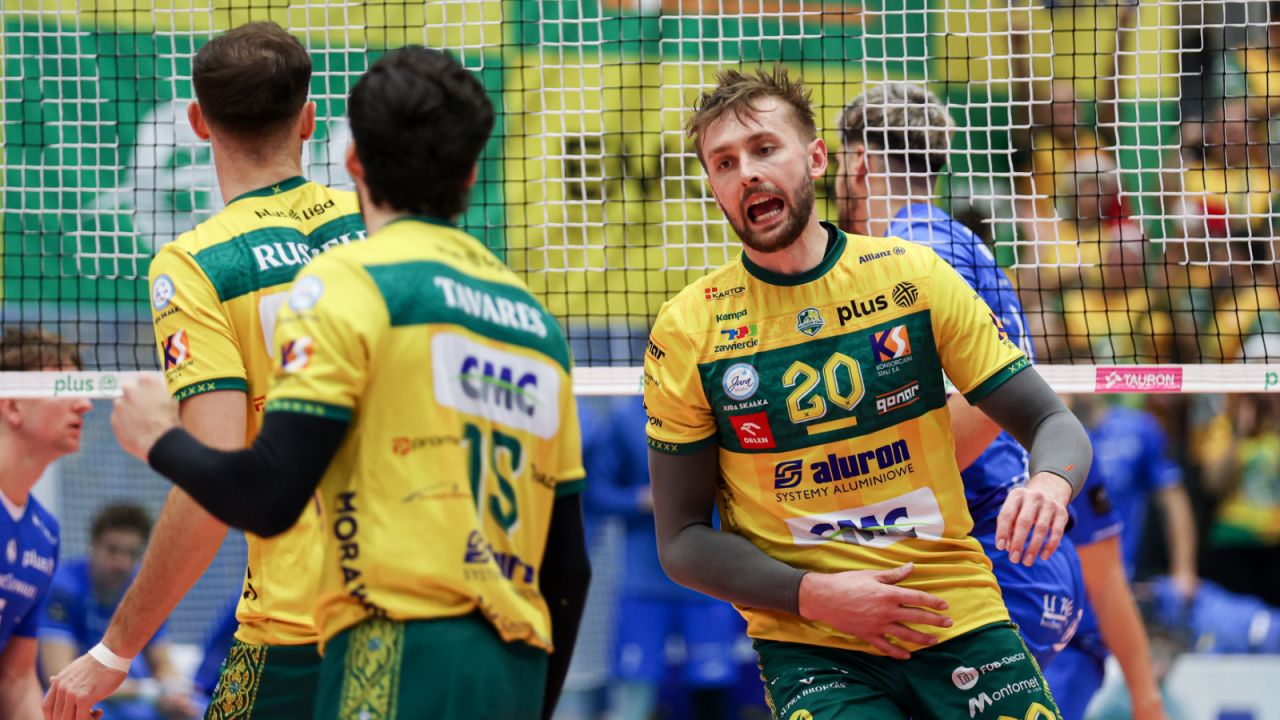 Aluron CMC Warta Zawiercie uległ Asseco Resovii Rzeszów i odpadł z walki o triumf w Pucharze Polski - sport.tvp.pl