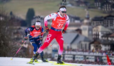 PŚ w biathlonie. Zwycięstwo Giacomela w biegu ze startu wspólnego, Guńka ostatni - sport.tvp.pl