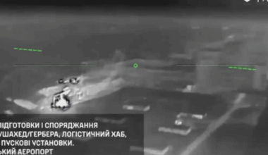 Ukraińskie drony uderzyły w zaplecze Szachidów na lotnisku w Doniecku