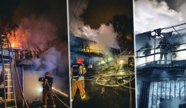 Pożar targowiska na Bakalarskiej w Warszawie. Apel do mieszkańców - Onet