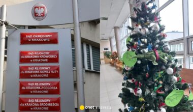 Sędziowie spierają się o choinkę. Jedni zawiesili bombki, ktoś inny krokodyle