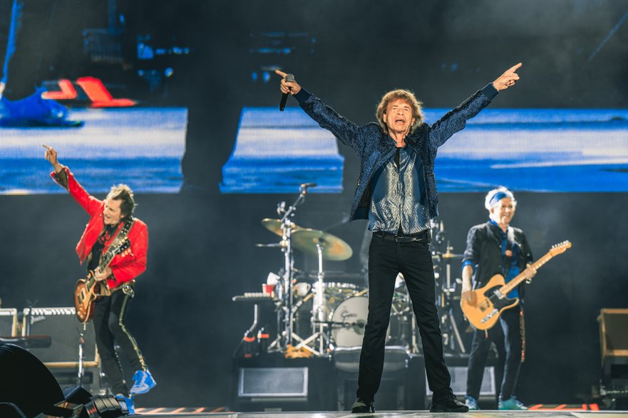 The Rolling Stones na scenie w 2024 r.