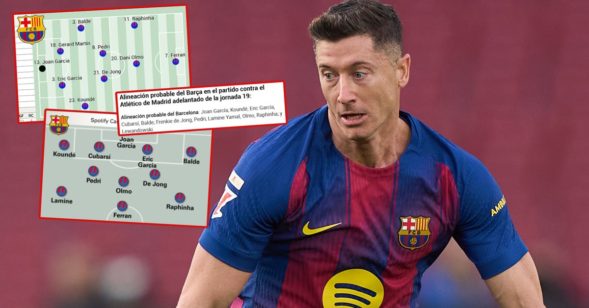 "Mundo Depotivo" nie widzi Lewandowskiego w pierwszym składzie