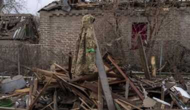 Zniszczenia wojennne w ukraińskim Kramatrosku