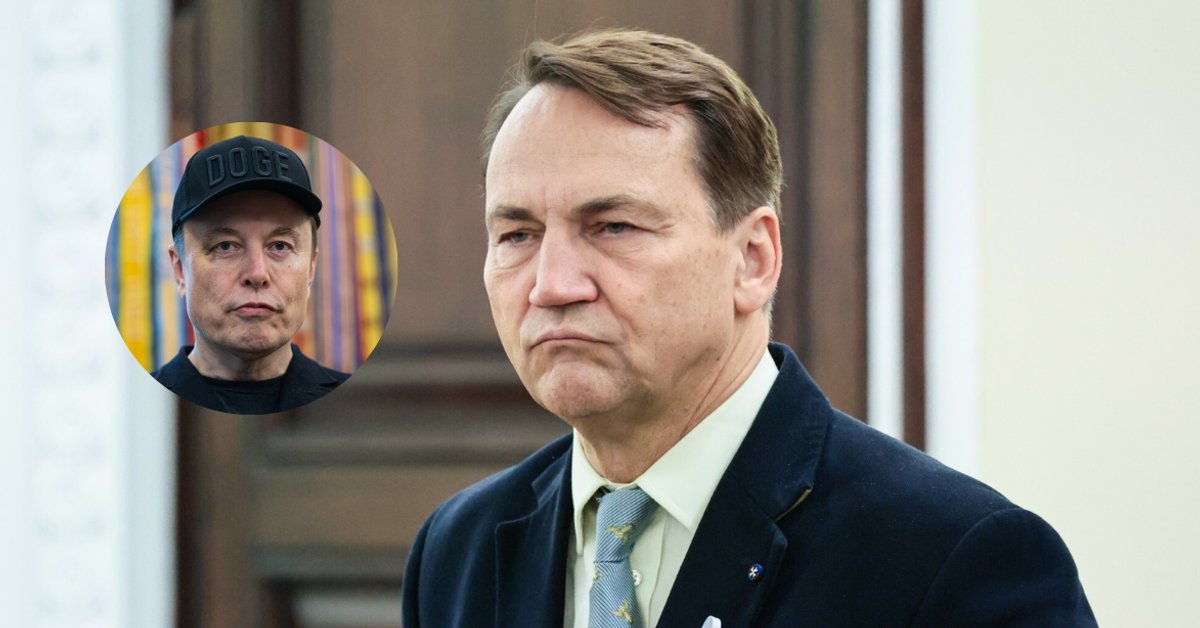 Radosław Sikorski znów zaczepił Elona Muska. Zamieścił wymowny wpis - Onet