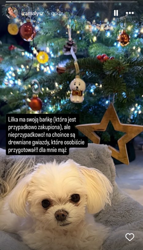 Wpis z instagramowego profilu Izabeli Małysz