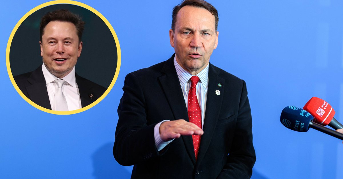Radosław Sikorski zobaczył wpis Elona Muska i nie wytrzymał. Tak zareagował - Onet