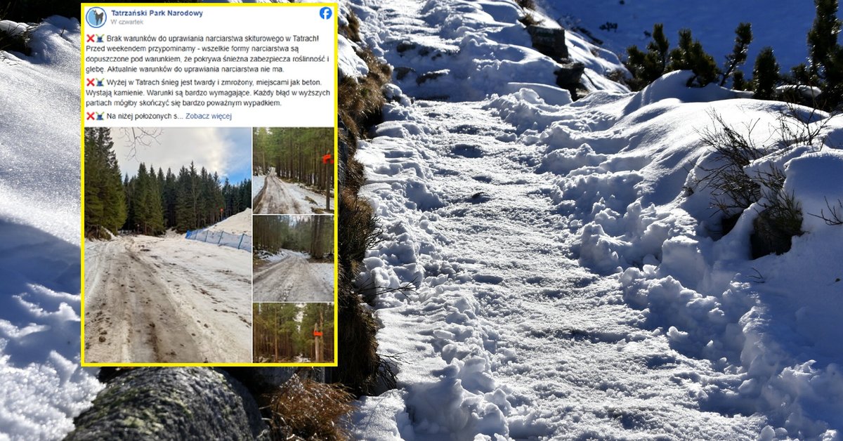 Groźnie w Tatrach. TPN ostrzega przed tym, co wystaje ze śniegu