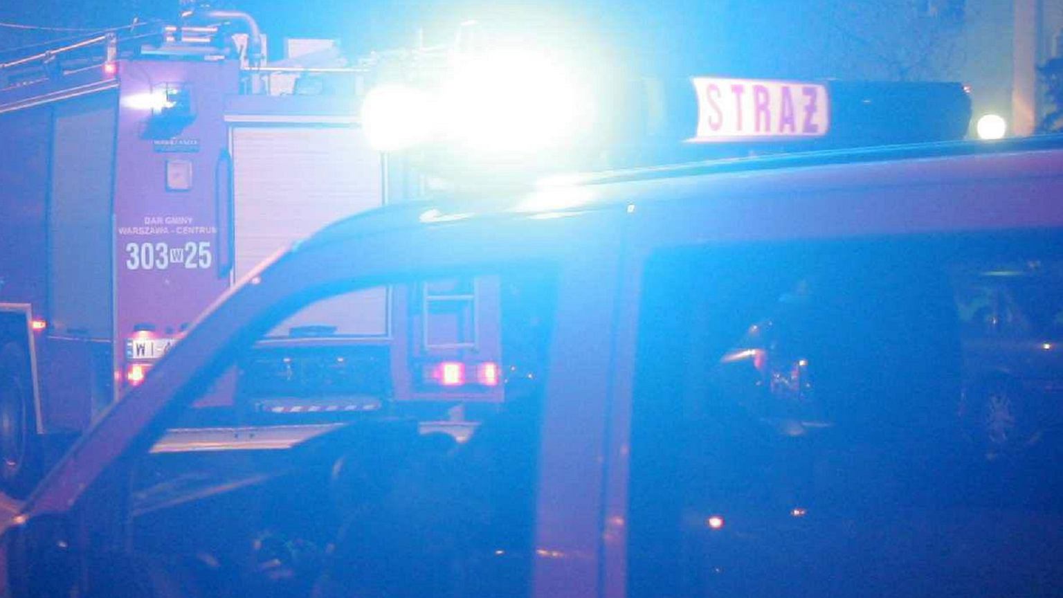 Wybuch pod Poznaniem. Dwaj mężczyźni trafili do szpitala