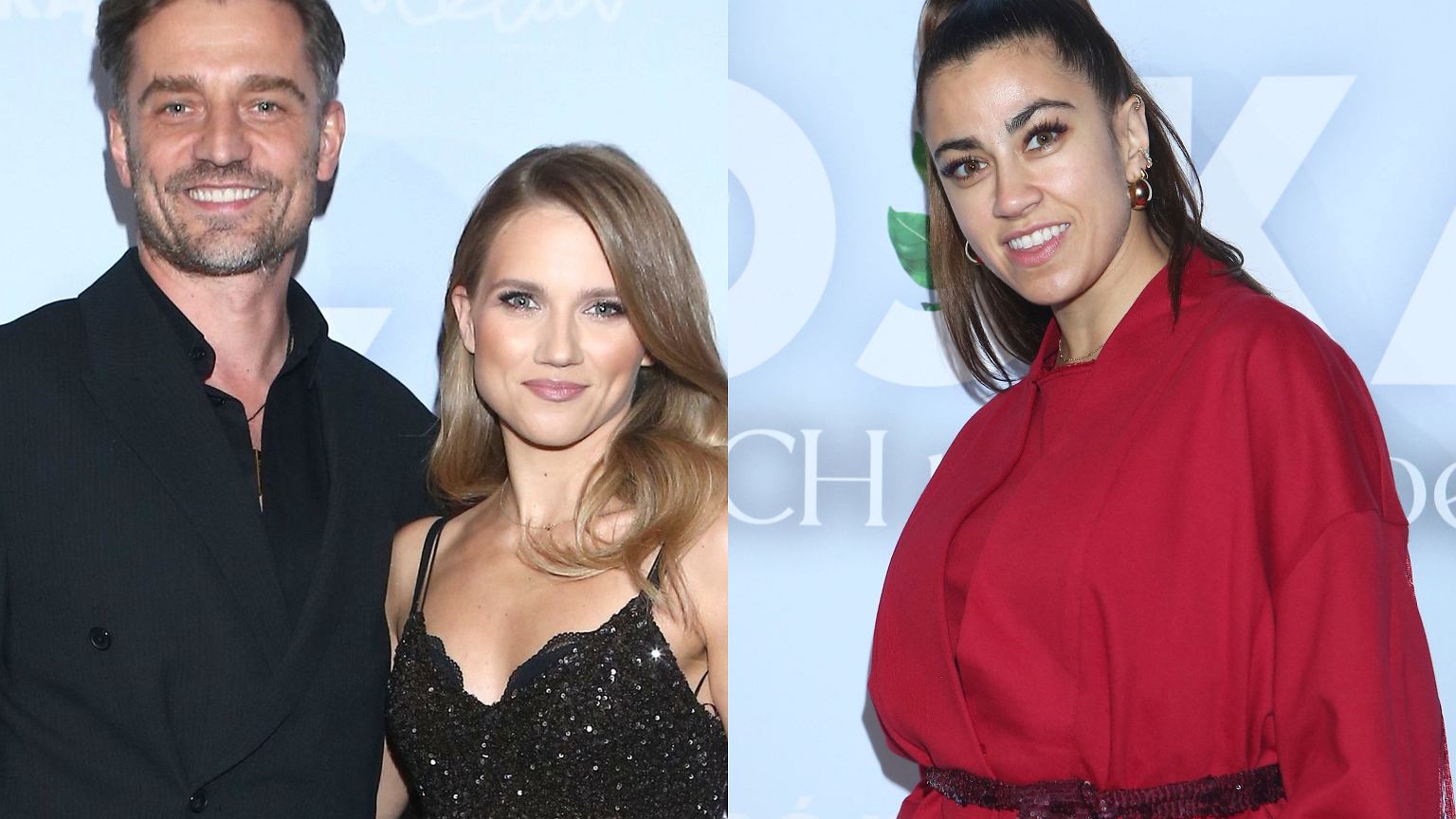 Agnieszka Kaczorowska przyci±ga³a spojrzenia na premierze spektaklu. Jej kreacja b³yszcza³a