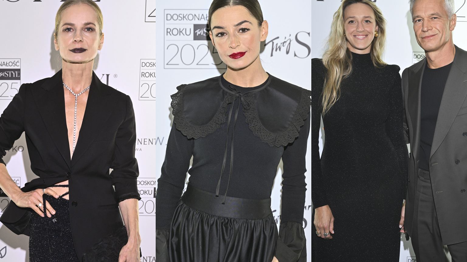 ¯ebrowscy postawili na klasykê. Agnieszka Wiêd³ocha w gotyckim stylu. Zadziorna Magdalena Cielecka