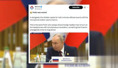 Wpadka podczas przemówienia Putina. Wszystko się nagrało