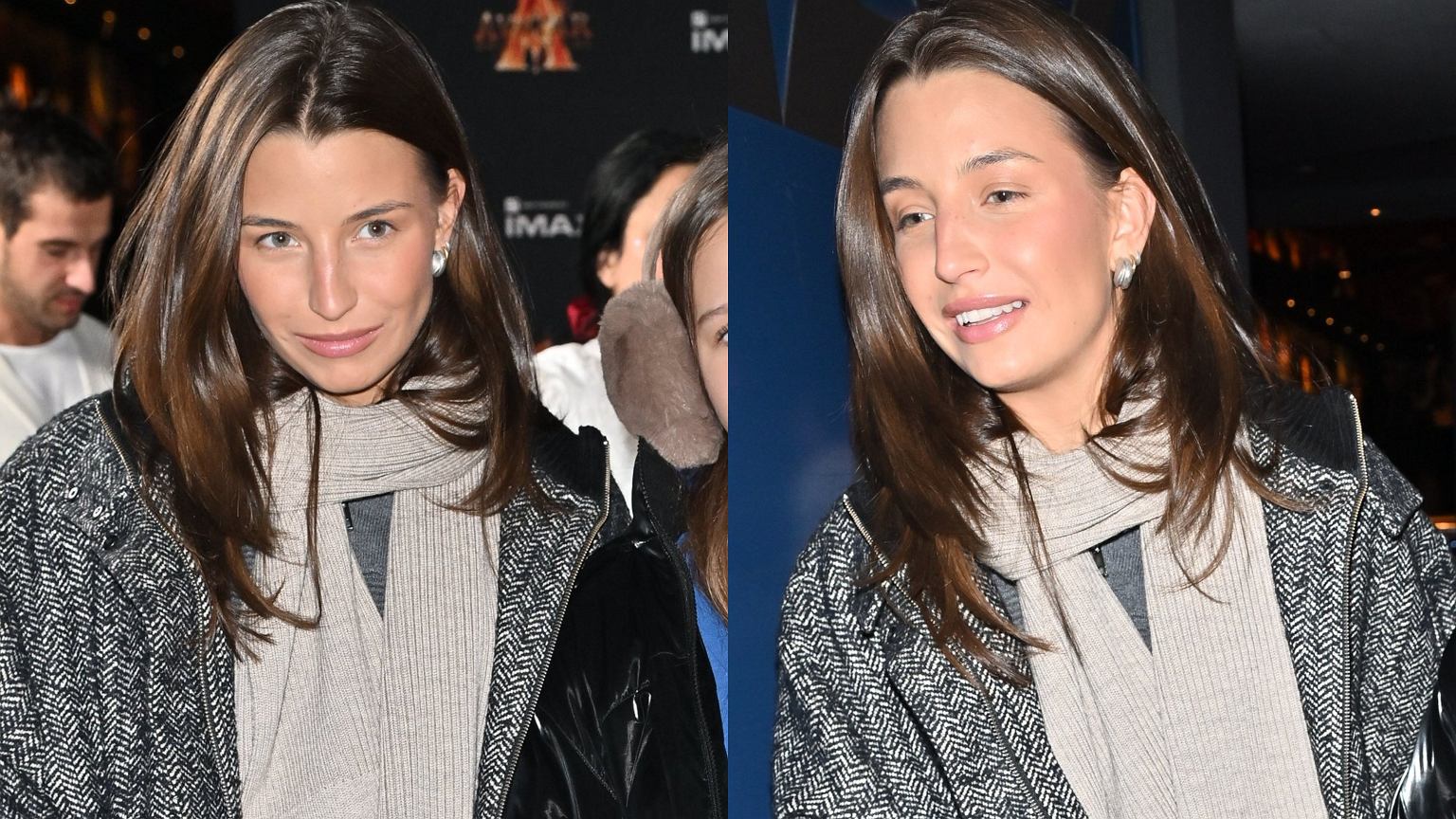 Julia Wieniawa zabra³a siostrê na pokaz filmu. Zdecydowanie wyró¿nia³y siê z t³umu