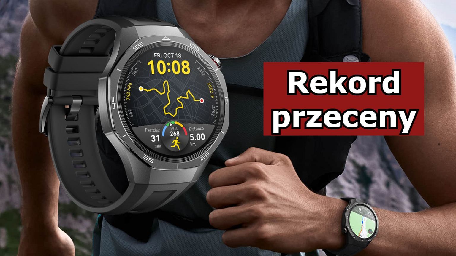 Pro w cenie gorszej wersji. Promocja na Huawei Watch GT 5 robi wrażenie