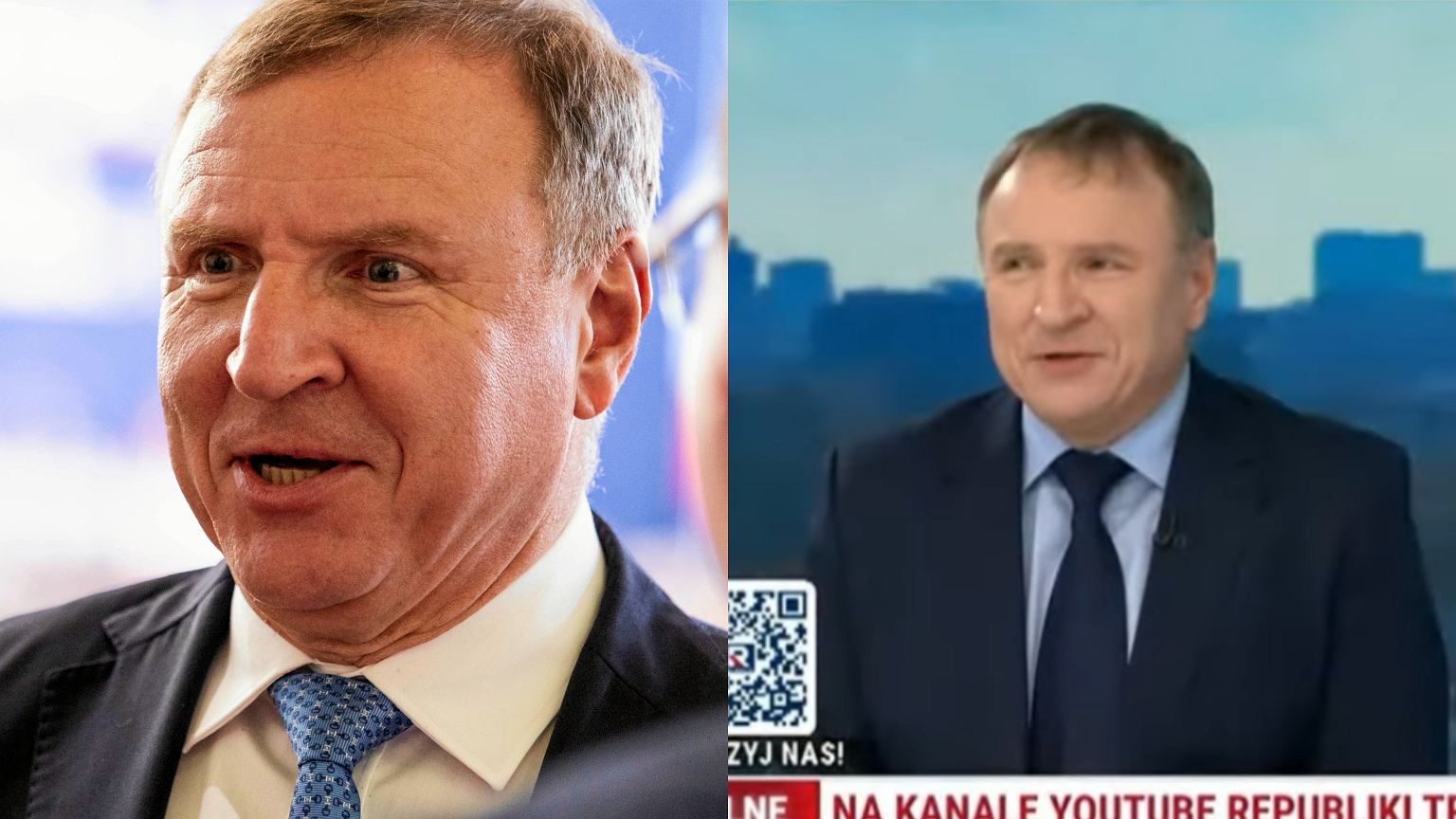 Wielkie ego Jacka Kurskiego w małym okienku Republiki. Tak się zachowywał na wizji