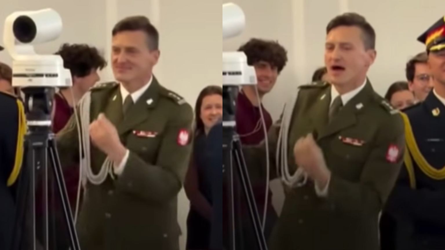 Żołnierz dyrygent zwrócił na siebie uwagę w Sejmie. Jego wystąpienie rozbiło bank