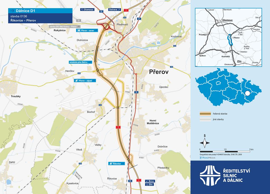 Autostrada D1 Rikovice - Prerov