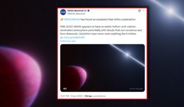 NASA, nowa planeta. Egzoplaneta PSR J2322-2650b odkryta przez Kosmiczny Teleskop Jamesa Webba