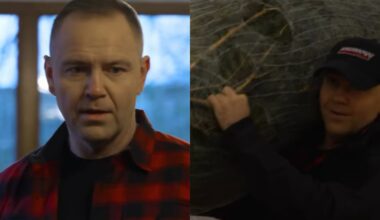 Karol Nawrocki w koszuli drwala pojechał do lasu ściąć choinkę. Jest nagranie