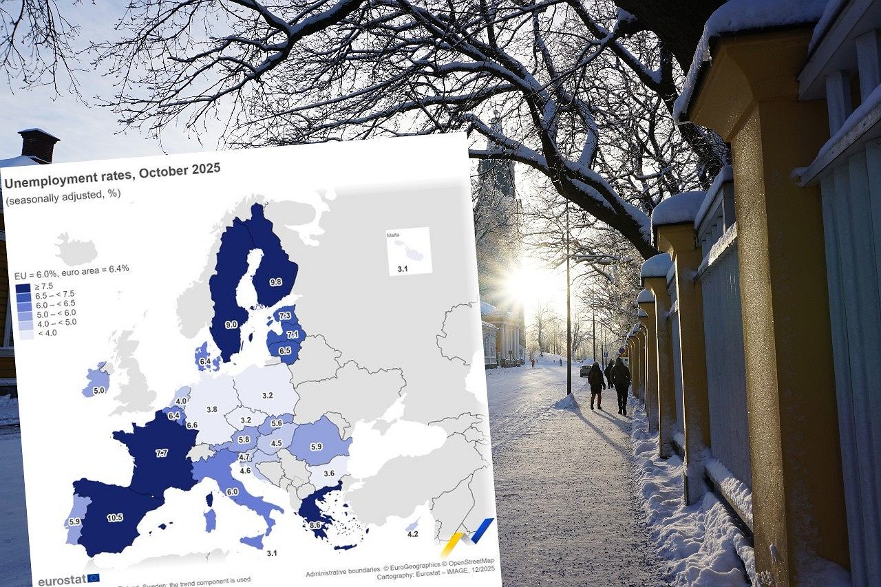 Zaskakująca mapa bezrobocia. Co tutaj robi najszczęśliwszy kraj na świecie?