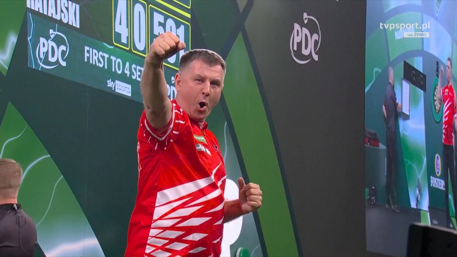 Absolutne szaleństwo w meczu Ratajskiego! Rywal miał już lotki meczowe