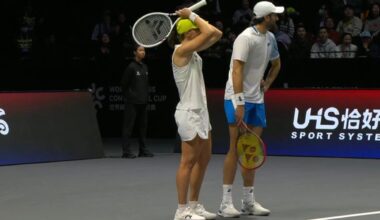 As serwisowy zakończył nietypowy mecz Igi Świątek Tenis