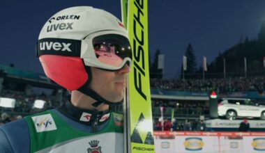 Kamil Stoch podczas konkursu TCS w Oberstdorfie