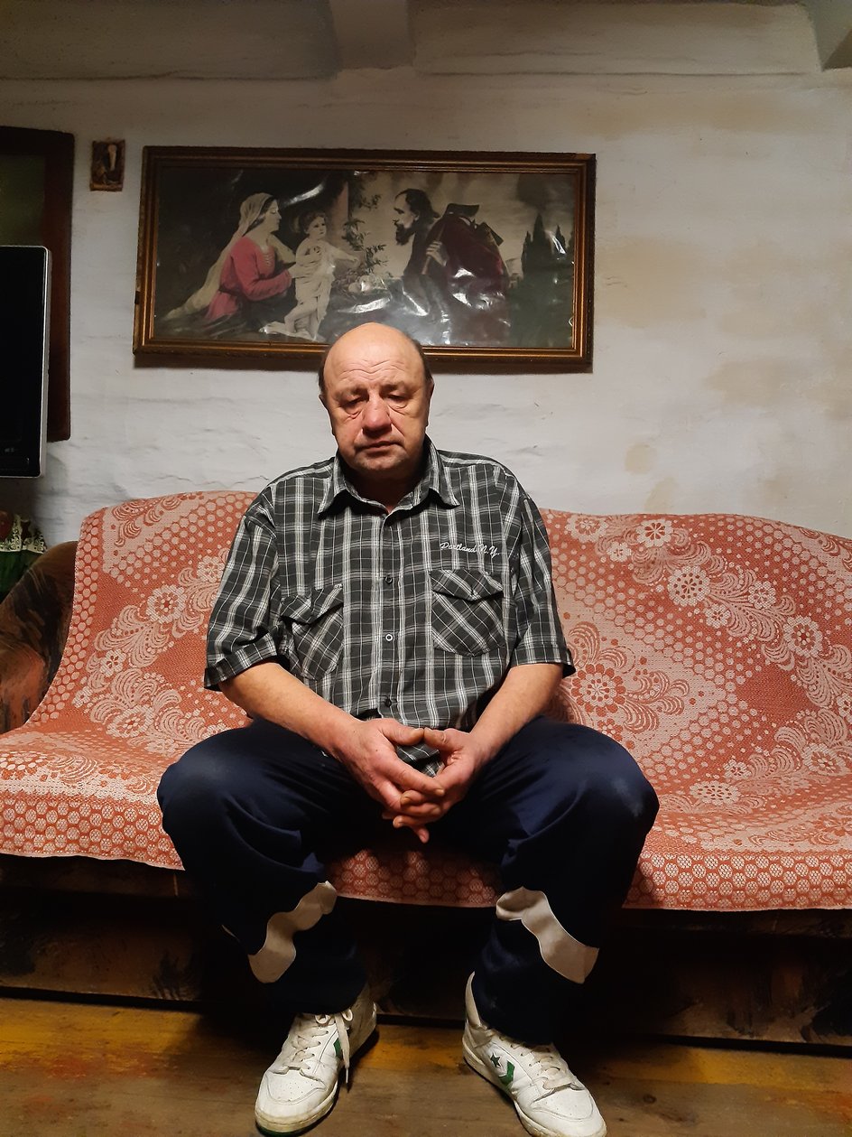 Zygmunt Kłos w dotychczasowym domu