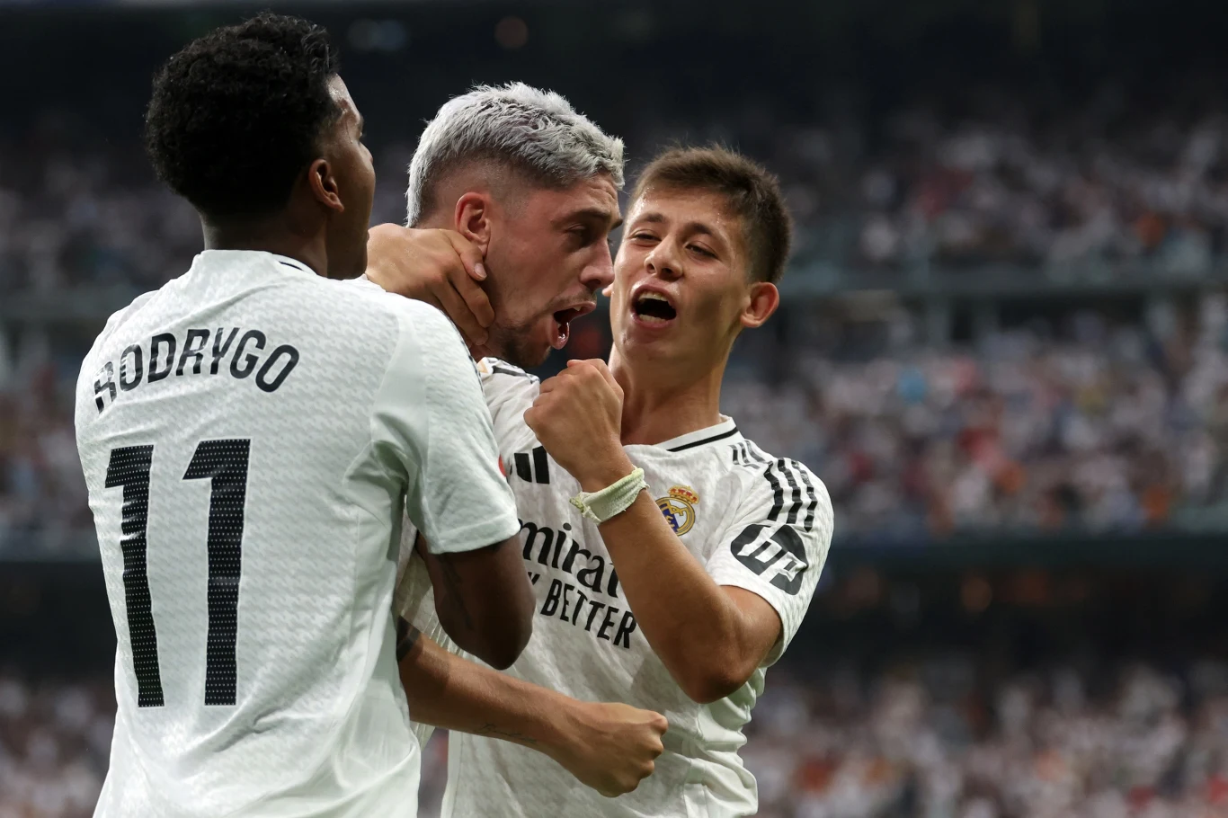 Rodrygo, Federico Valverde i Arda Guler