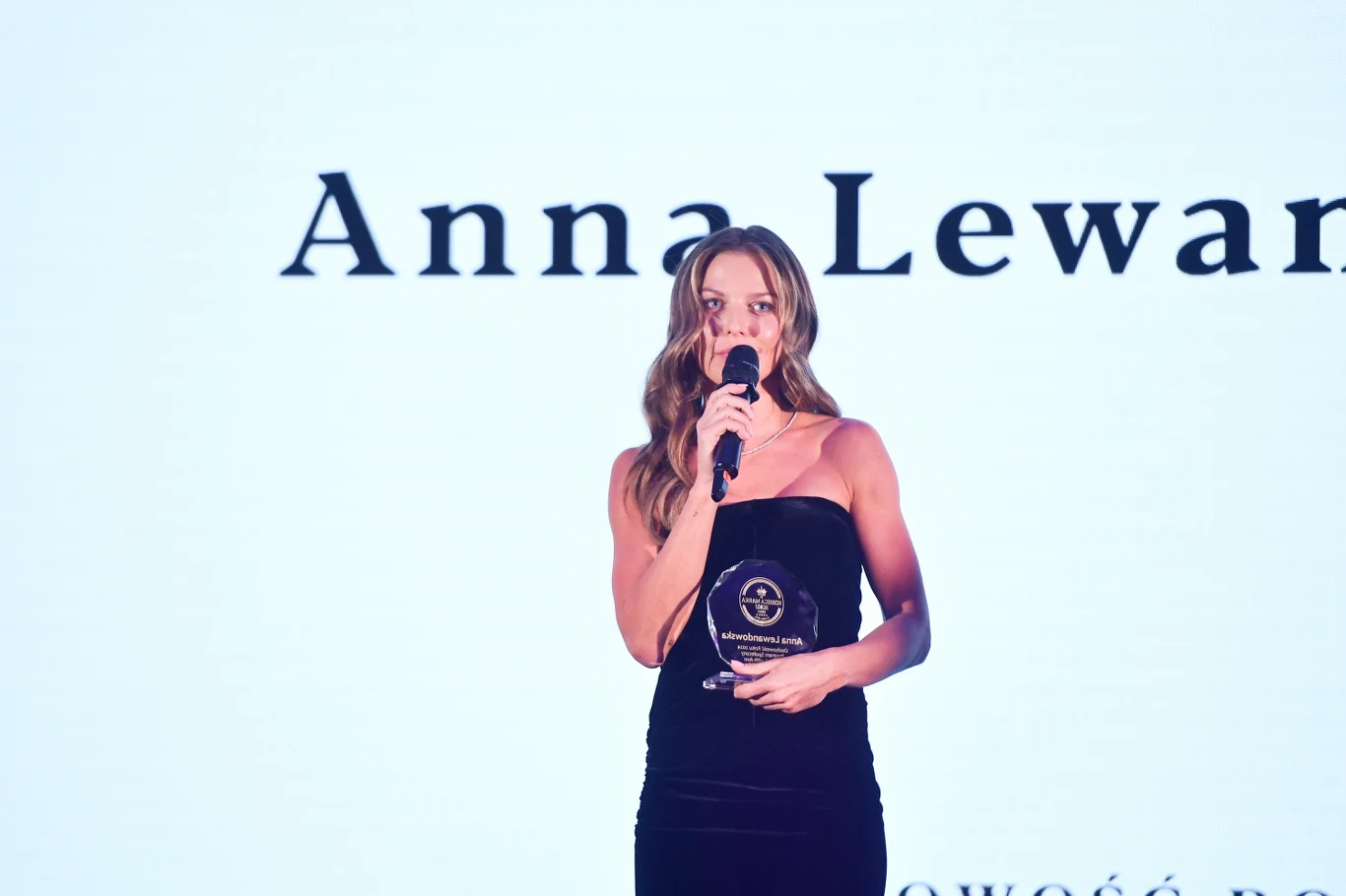 Anna Lewandowska na gali Marka Roku