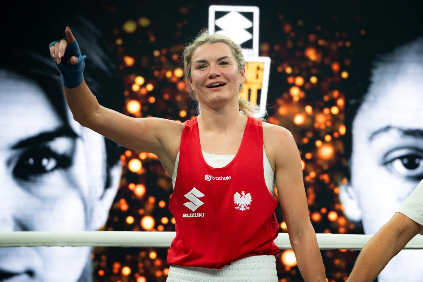 Aneta Rygielska po swojej walce w Suzuki Boxing Night 31