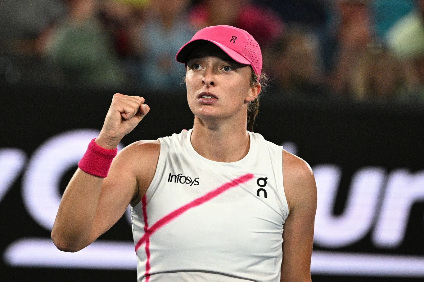 Iga Świątek odwróciła losy meczu drugiej rundy z Danielle Collins na Australian Open 2024 w spektakularny sposób