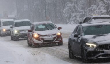 Sylwester w Zakopanem. Korki i obfite opady śniegu