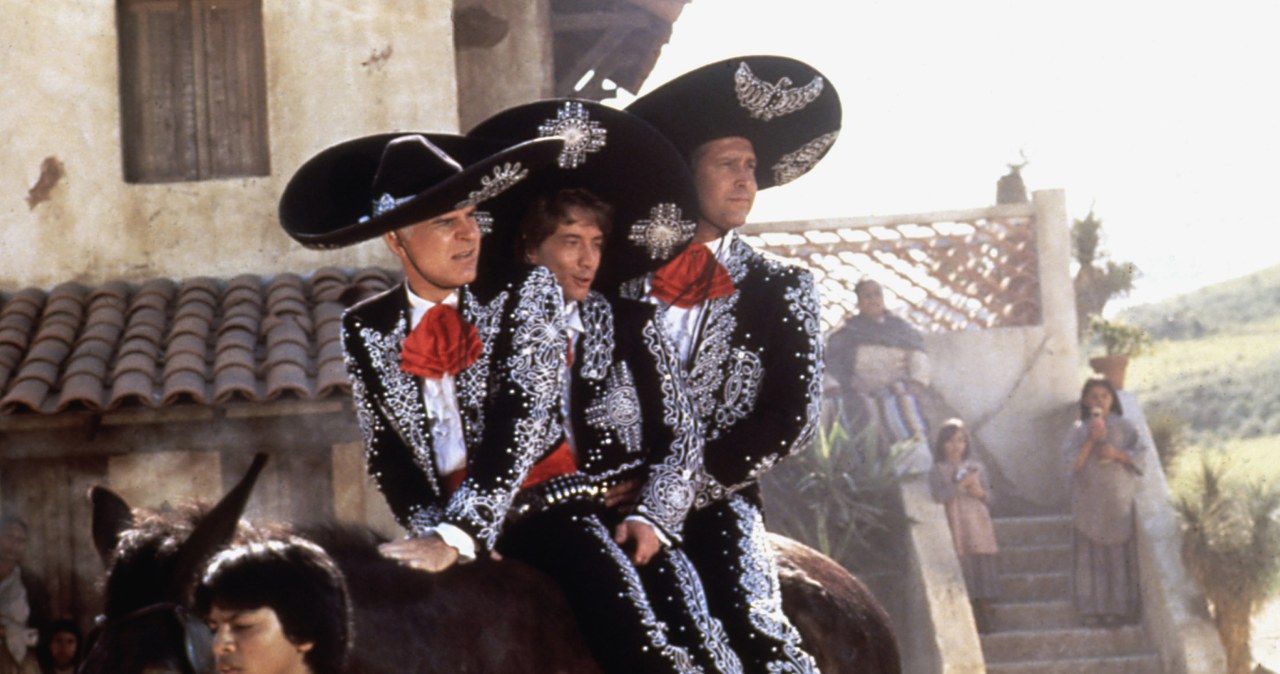 Steve Martin, Martin Short i Chevy Chase w filmie "Trzej amigos" /AKPA