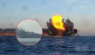 Atak na tankowiec Elbus na Morzu Czarnym. Statek gwałtownie zmienił kurs