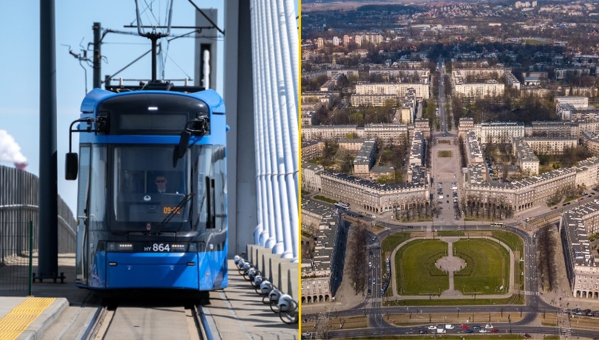 Kraków: Koniec prac na Placu Centralnym – tramwaje wracają na stałe trasy po usunięciu awarii wodociągowej