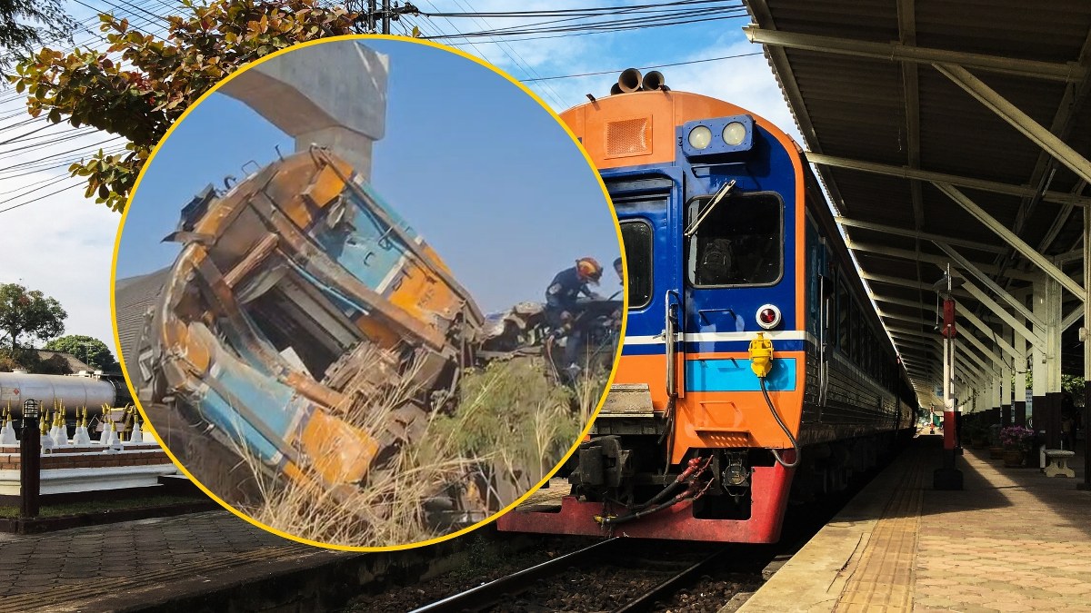 Tajlandia. Wypadek pociągu: Dźwig spadł na wagon. Wiele ofiar śmiertelnych i rannych