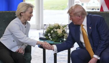 Ursula von der Leyen i Donald Trump