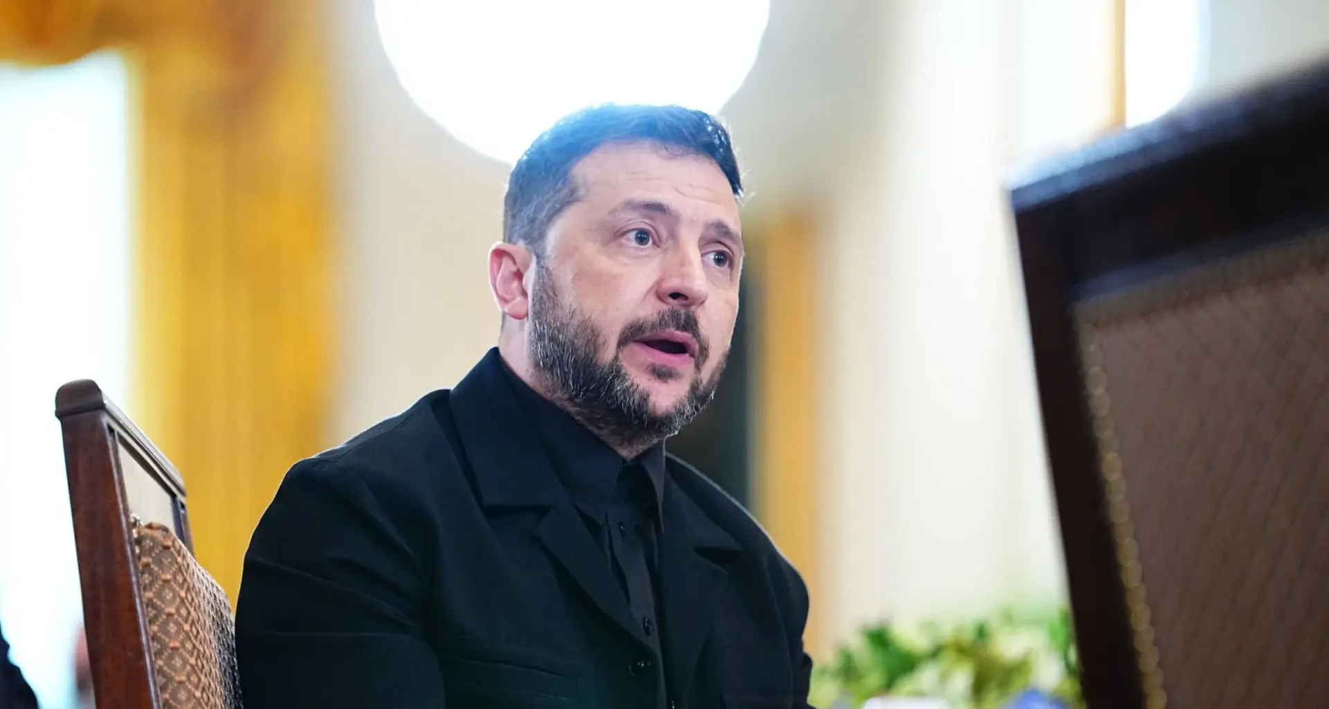 Prezydent Ukrainy Wołodymyr Zełenski