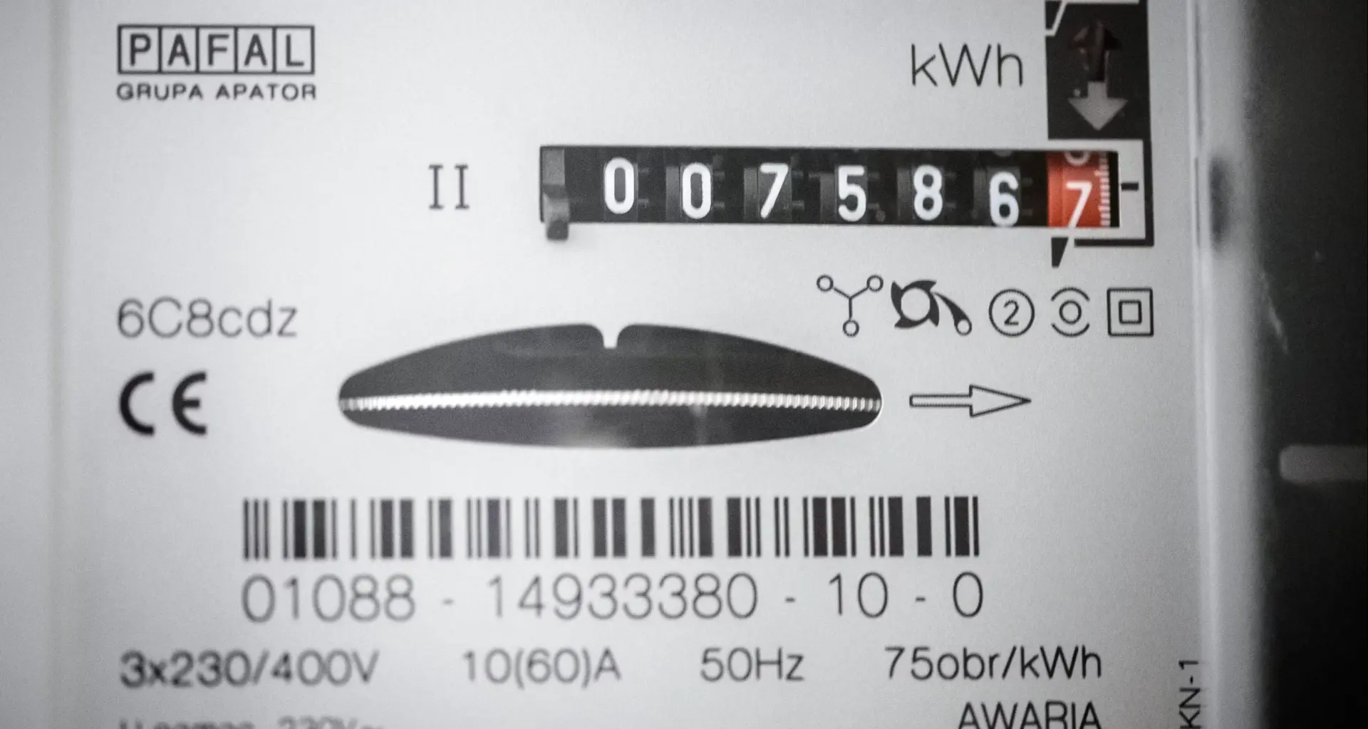 Licznik energii, zdjęcie ilustracyjne