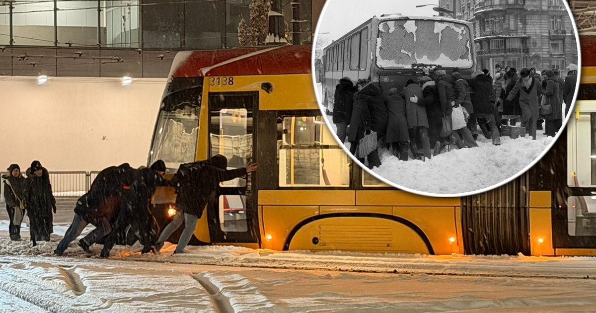 Warszawa pod śniegiem. Zobaczyliśmy obraz jak podczas zimy stulecia