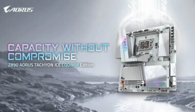 Gigabyte Z890 AORUS TACHYON ICE - zaprezentowano płytę główną potrafiącą obsłużyć 256 GB pamięci RAM DDR5 7200 MT/s [1]