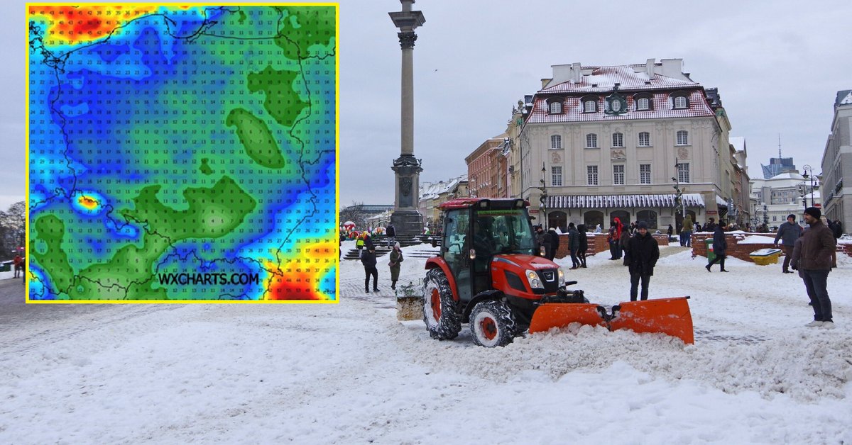 W okolicach środy silniej sypnie prawdopodobnie na południowym wschodzie Polski