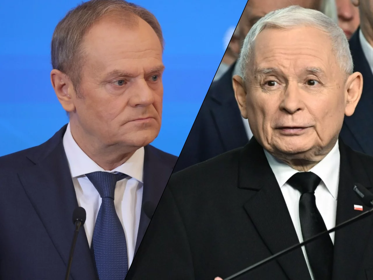 Donald Tusk i Jarosław Kaczyński