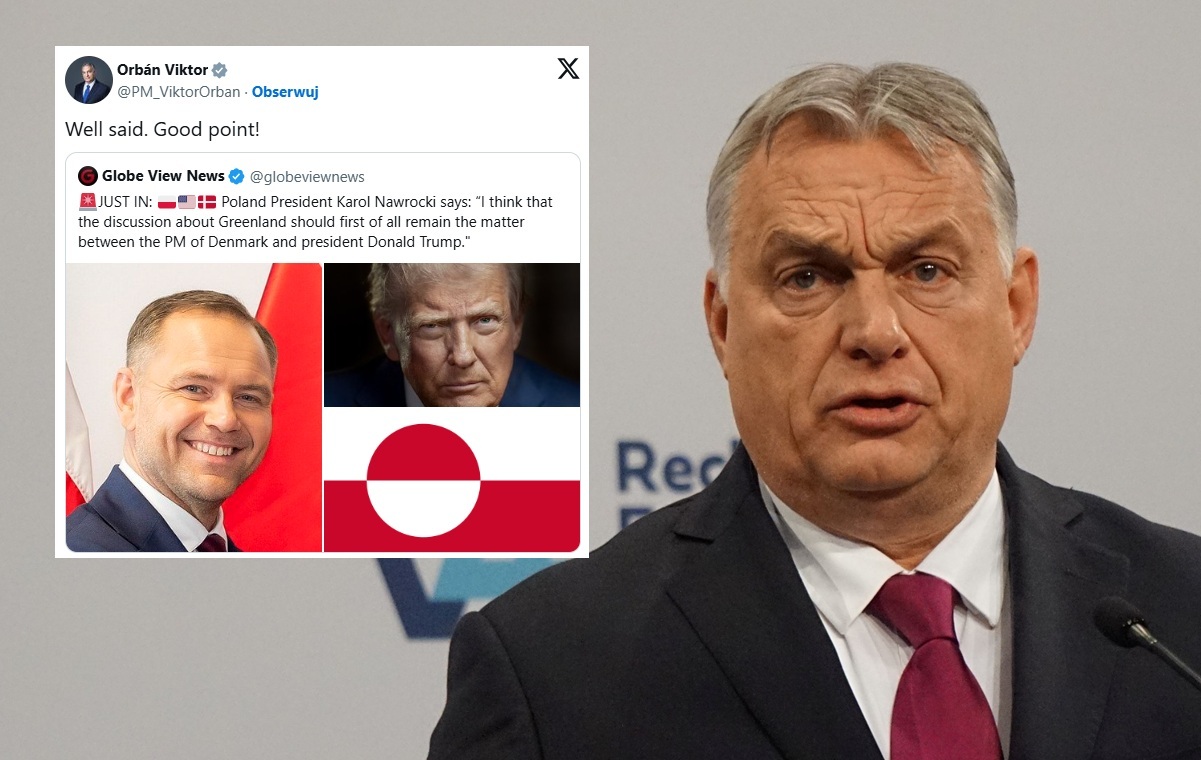 Orban o słowach Nawrockiego ws. Grenlandii. "W punkt!"