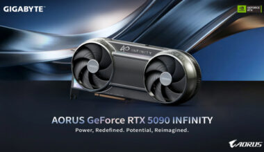 Gigabyte GeForce RTX 5090 AORUS Infinity - projekt karty graficznej z systemem chłodzenia podobnym do NVIDIA Founders Edition [1]