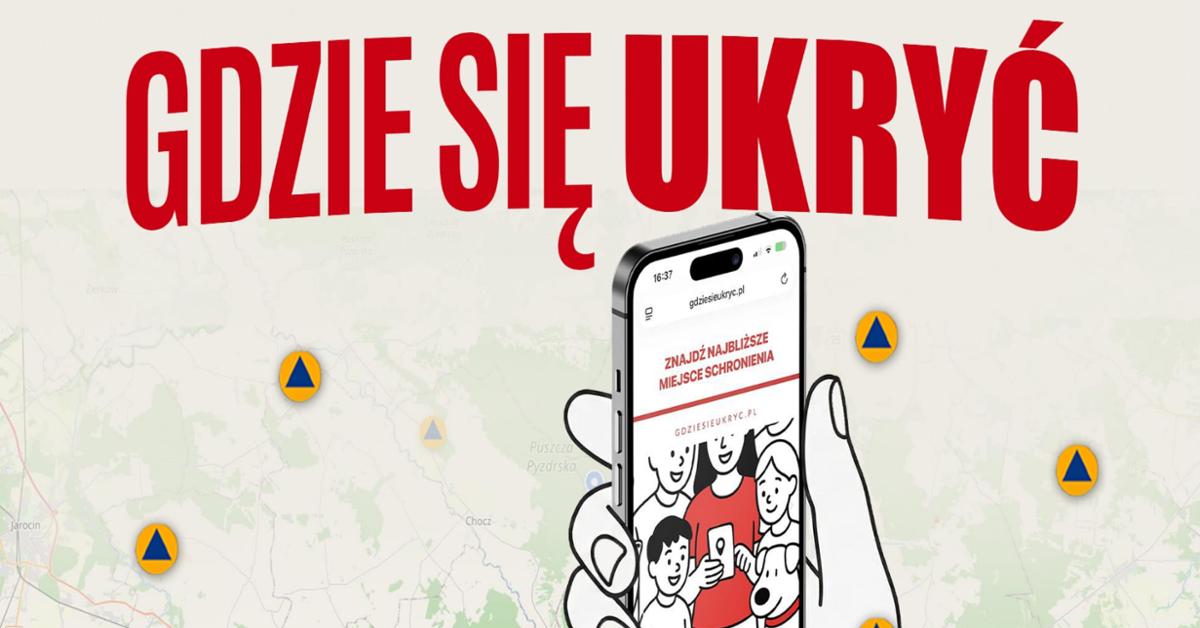 „Gdzie się ukryć” - praktyczne narzędzie zwiększające bezpieczeństwo obywateli - Komenda Wojewódzka Państwowej Straży Pożarnej w Opolu