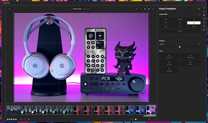 RapidRAW to darmowa alternatywa dla Adobe Lightroom. Otwarte źródło, szybkie działanie, wsparcie dla ComfyUI [nc1]