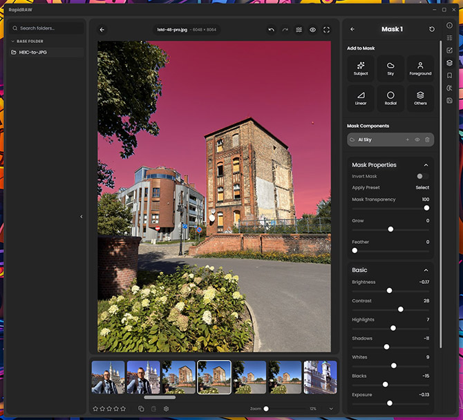 RapidRAW to darmowa alternatywa dla Adobe Lightroom. Otwarte źródło, szybkie działanie, wsparcie dla ComfyUI [nc1]